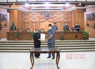 Hamenang Wajar Ismoyo Pimpin Rapat Penyampaian LKPJ Bupati Tahun 2020