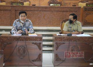 Hamenang Wajar Ismoyo Pimpin Rapat Raperda GDPK Klaten Tahun 2021-2031