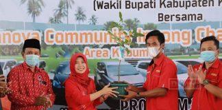 Hijaukan Kebumen, Wakil Bupati Bersama Community Inyong Chapter Tanam 1000 Pohon