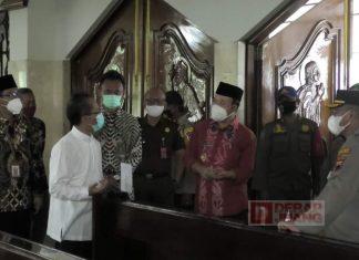 Jelang Paskah, Bupati Banyumas Tinjau Pengamanan Gereja