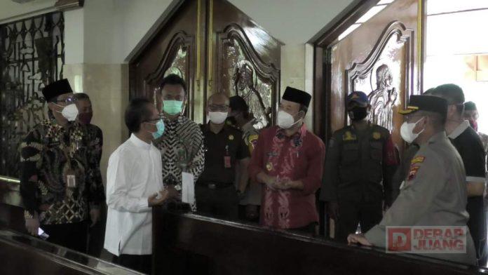 Jelang Paskah, Bupati Banyumas Tinjau Pengamanan Gereja