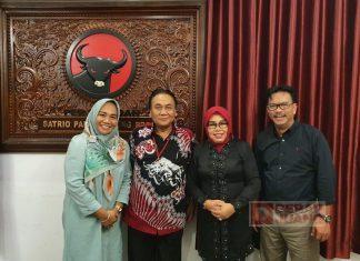 Jelang Pelantikan, Sri Sumarni Silaturahmi ke Kediaman Ketua DPD PDI Perjuangan Jateng