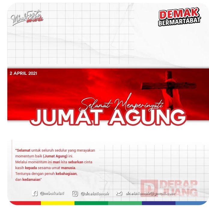 Jumat Agung, Mbak Eisti; Mari Sebarkan Cinta Kasih pada Sesama