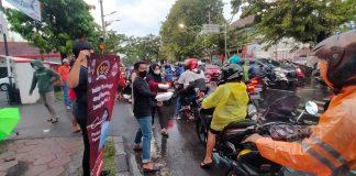 Korps Komunitas Juang Kota Semarang Distribusikan Nasi Kotak dari Mbak Casytha