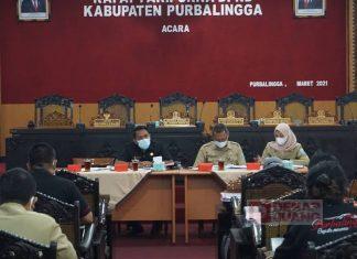 Karseno Pimpin Rapat Pansus DPRD Kab. Purbalingga