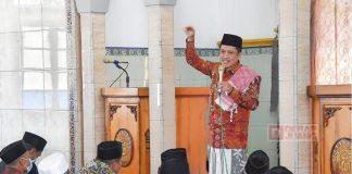 Melalui Khotbah Jumat, Bupati Afif Sosialisasikan Bahaya Balon Udara