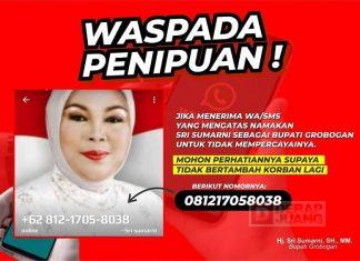 Namanya Dicatut Modus Penipuan, Sri Sumarni Minta Masyarakat Lebih Waspada