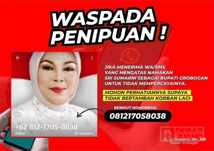 Namanya Dicatut Modus Penipuan, Sri Sumarni Minta Masyarakat Lebih Waspada