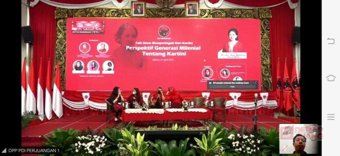 Peringati Hari Kartini, DPC PDI Perjuangan Kota Tegal Ikuti Gelaran Webinar
