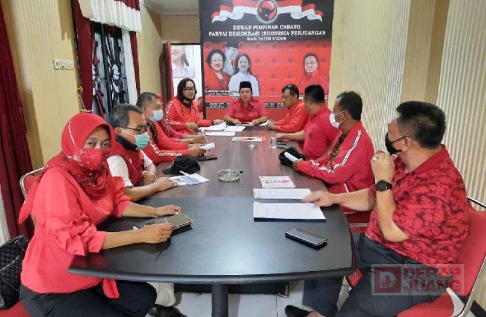 Rakor Internal DPC PDI Perjuangan Kudus Jelang Reses dan Lebaran 1442 H