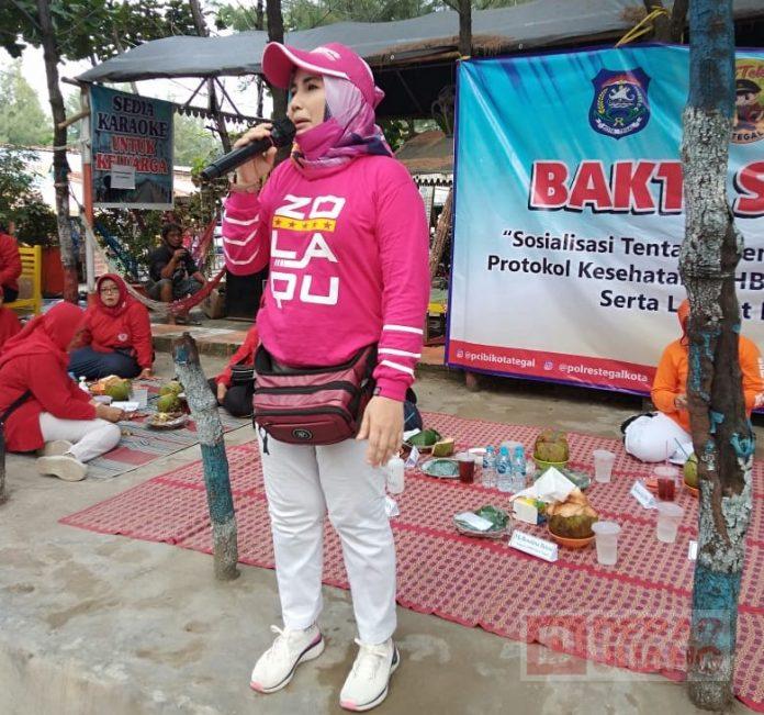 Rosalina Serukan Pentingnya Vaksinasi dan Memakai Masker (2)