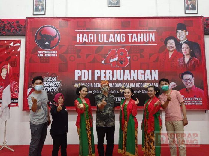 Semarakkan Perlombaan HUT Partai ke-48, Komunitas Juang Kebumen Siap Ikuti Lomba