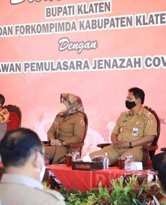 Sri Mulyani Gelar Silaturahmi Bersama Relawan Pemulasaran Jenazah Covid-19