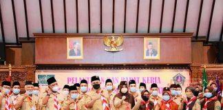 Sri Mulyani Hadiri Pelantikan dan Rapat Kerja PC Sako Pramuka Ma’arif NU