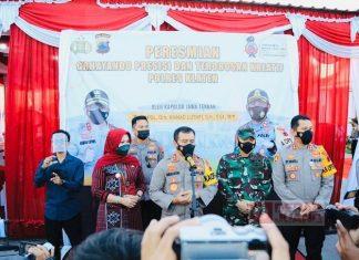 Sri Mulyani Hadiri Peresmian Gedung Grhayandu di Mapolres Klaten