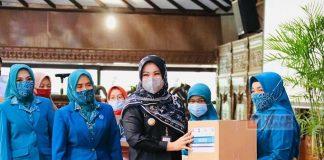 Sri Mulyani Lantik Pengurus Tim Penggerak PKK Kabupaten Klaten Masa Bakti 2021-2026