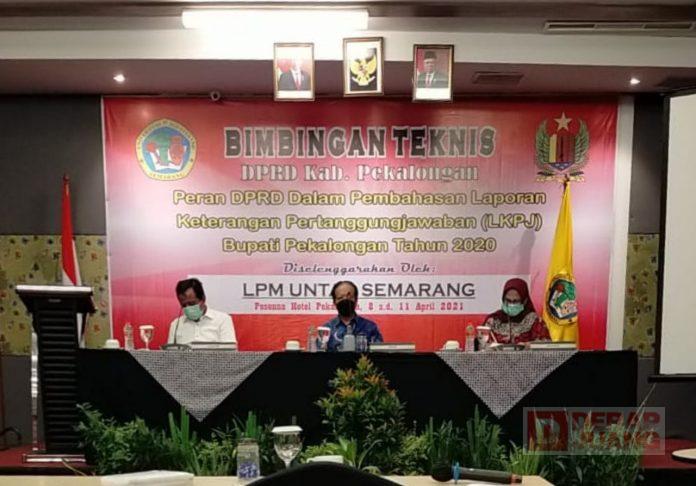 Sumar Rosul Ikuti Bimtek LKPJ Bupati Kabupaten Pekalongan