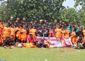 Taufik Rizal Ajak Anak-anak Mencintai Olahraga Sepakbola Sejak Dini