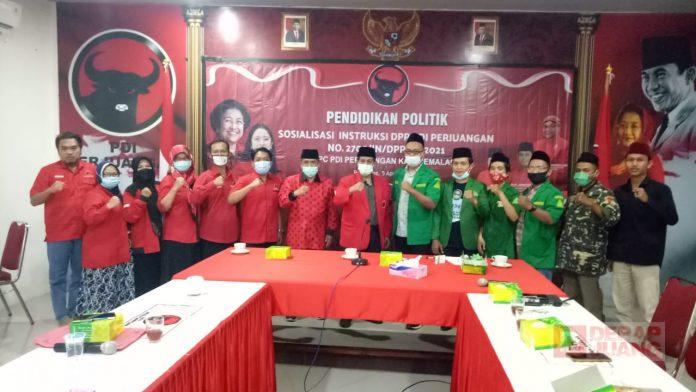 Terima Kunjungan PC GP Ansor Pemalang, Junaedi Tekankan Nasionalisme PDI Perjuangan dan GP Ansor