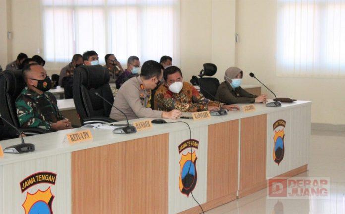 Masan Hadiri Rakor Vidcon PAM Jelang Idul Fitri 1442 H