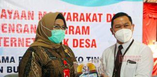 Gandeng Bank Daerah, Mbak Yuni Launching Program Internet Daerah