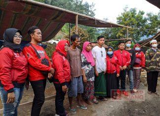 Baguna PDI Perjuangan Pemalang Bantu Korban Kebakaran