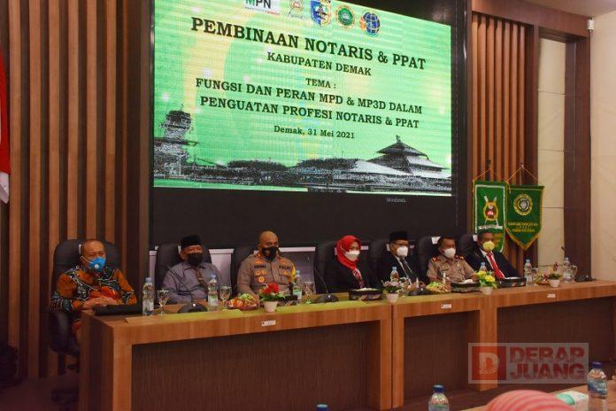 Bupati Demak Tegaskan, Notaris Harus Beri Pelayanan Humanis-Progresif