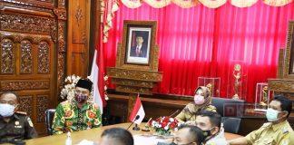 Bupati Klaten Ikuti Rakor Bersama Presiden Joko Widodo Secara Virtual