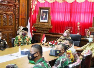 Bupati Klaten Ikuti Rakor Bersama Presiden Joko Widodo Secara Virtual