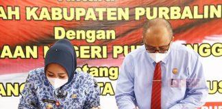 Bupati Purbalingga Bersama Kajari Tandatangani MoU di Bidang Perdata dan PTUN