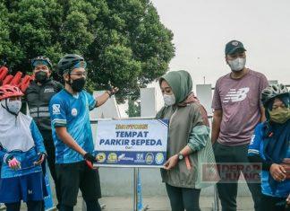Bupati Purbalingga Terima Bantuan Tempat Parkir Sepeda dari PFB