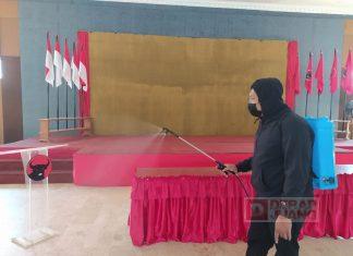 Cegah Penyebaran Covid-19, Komunitas Juang Boyolali Lakukan Penyemprotan Disinfektan