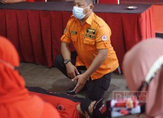 DPC PDI Perjuangan Banyumas Gelar Latihan Tanggap Bencana Bersama BPBD Banyumas