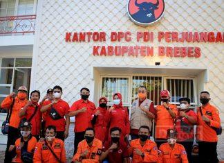 DPC PDI Perjuangan Brebes Adakan Simulasi Penanganan Bencana Bersama BPBD