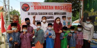 DPC PDI Perjuangan Brebes dan Mbak Mitha Adakan Sunatan Massal