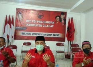 DPC PDI Perjuangan Cilacap Gelar Tahlil Bersama Secara Virtual