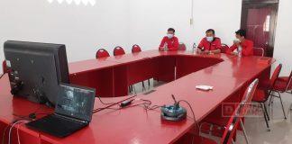 DPC PDI Perjuangan Sragen Ikuti Peresmian Patung Bung Karno Secara Virtual