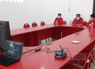 DPC PDI Perjuangan Sragen Ikuti Peresmian Patung Bung Karno Secara Virtual