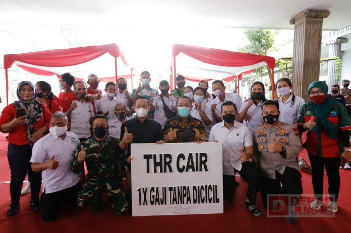 Hendi Dorong Perusahaan Bayarkan THR Tepat Waktu