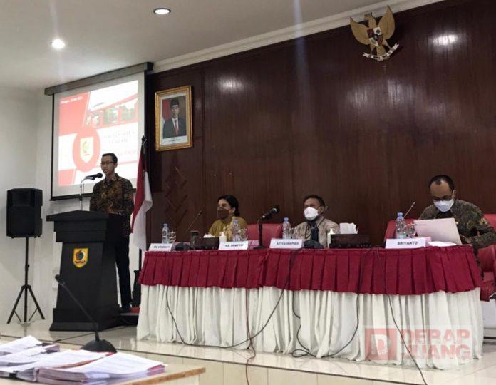 Ikuti Rakor Bersama DPMPTSP, Verawati Joko Sutopo Sampaikan Kedisiplinan