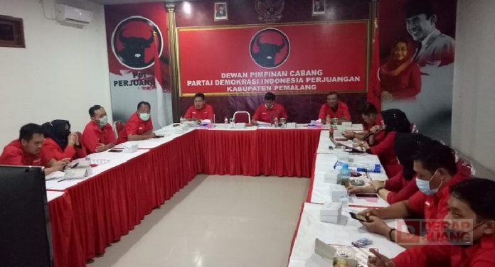 Jelang Rakercab dan Bulan Bung Karno, DPC PDI Perjuangan Pemalang Gelar Rapat Pleno