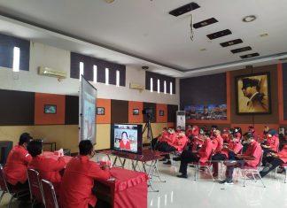 Kader Banteng Boyolali Ikuti Halal Bi Halal Virtual Bersama Ketua Umum PDI Perjuangan