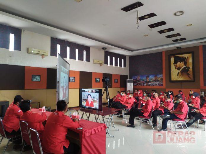 Kader Banteng Boyolali Ikuti Halal Bihalal Virtual Bersama Ketua Umum PDI Perjuangan