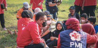 Kader Banteng Purbalingga Gelar Simulasi Penanggulangan Bencana dan Dropping Air Bersih Kepada Masyarakat