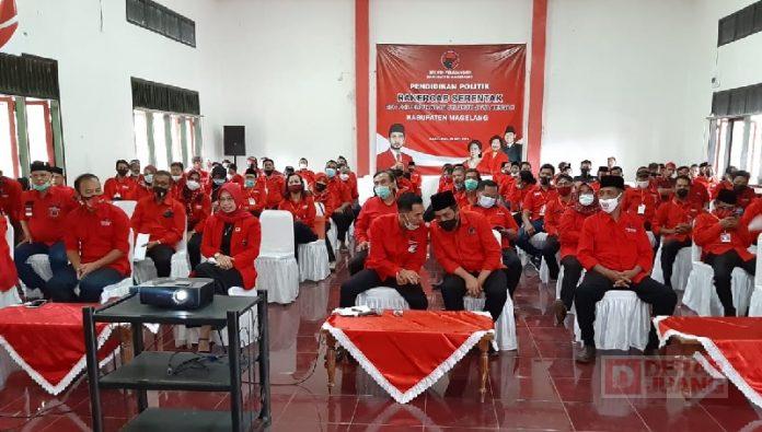 Kompak di Rakercab, Bupati dan Ketua DPRD Siap Merahkan Kabupaten Magelang