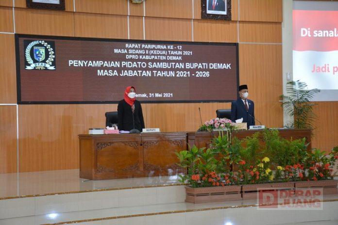 Paripurna Perdana, Mbak Eisti Tekankan Sinergitas dan Kolaborasi Eksekutif-Legislatif
