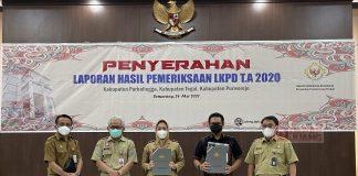 Pemerintah Kabupaten Purbalingga Raih WTP 5 Kali Berturut-turut