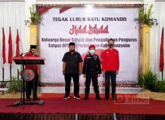 Pererat Tali Silaturahmi, Satgas PDI Perjuangan Wonosobo Gelar Halal Bi Halal