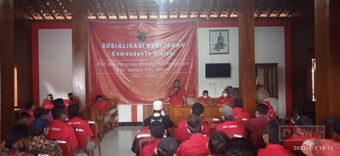 Perkuat Kinerja Partai, DPC PDI Perjuangan Kendal Sosialisasikan KomandanTe Stelsel