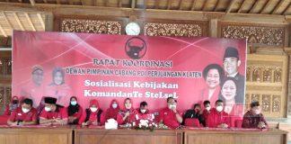 Perkuat Mesin Partai, DPC PDI Perjuangan Kabupaten Klaten Gelar Rakor